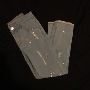 Brand New Never Worn Girls Justice Mini Mom Jeans